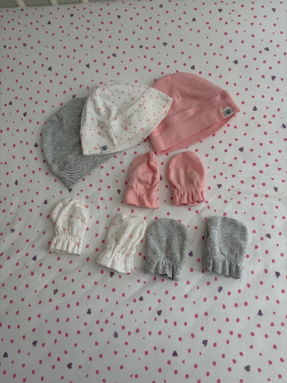 Honest Newborn Caps and mittens